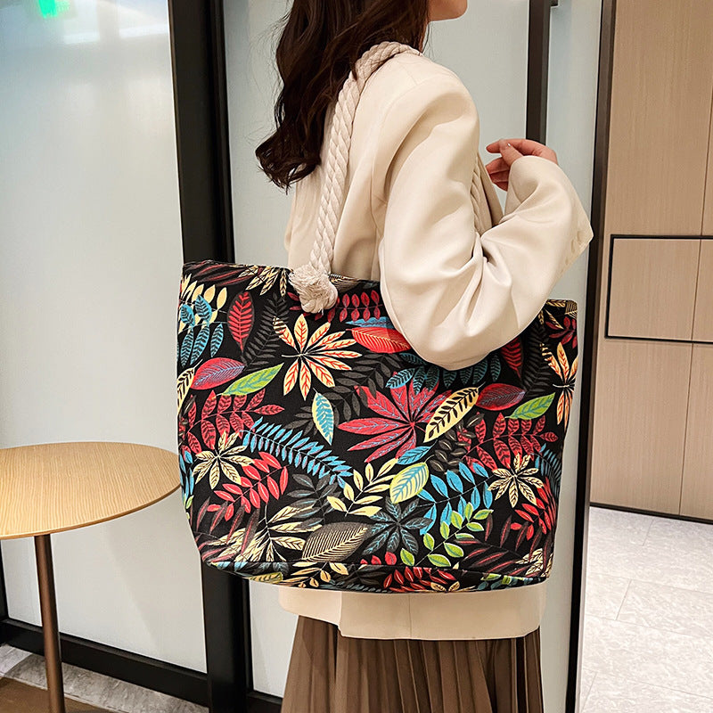 Wholesale Ethnic Printing Tote Bag Canvas Bag